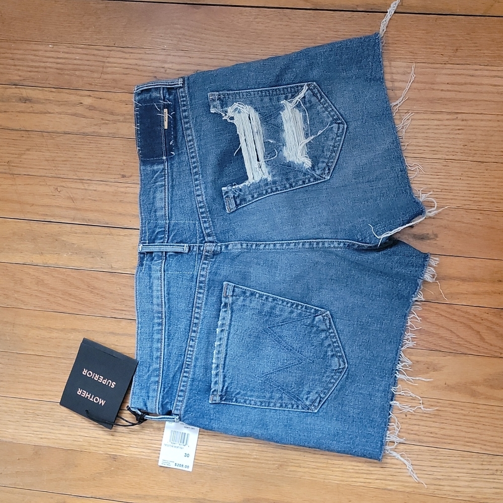 NWT MOTHER SUPERIOR  The Dutchie Short Fray - Picture 2 of 12